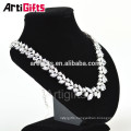 White Gold Plate diamond fashion necklace free samples